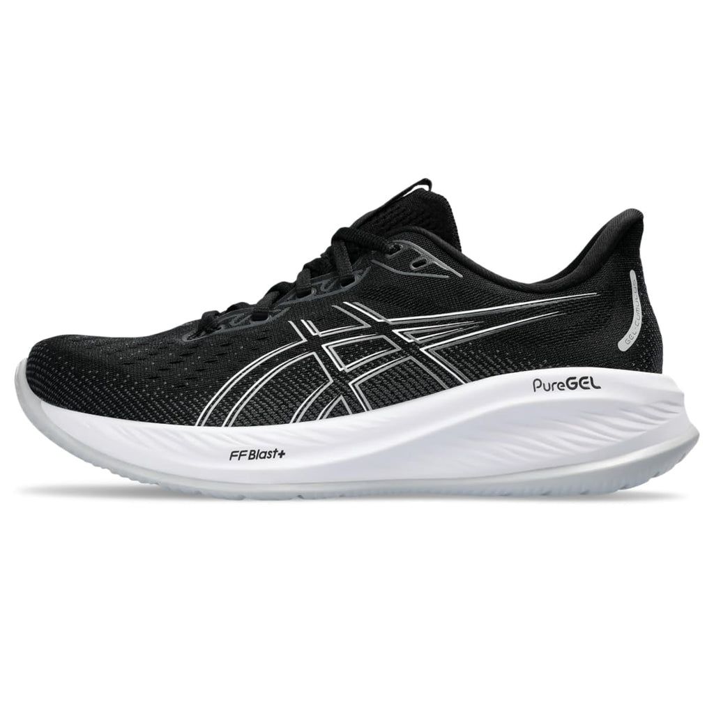 ASICS Women's Gel-Cumulus 26 Running Shoes, 7 US ( WIDE ), Black/Concrete