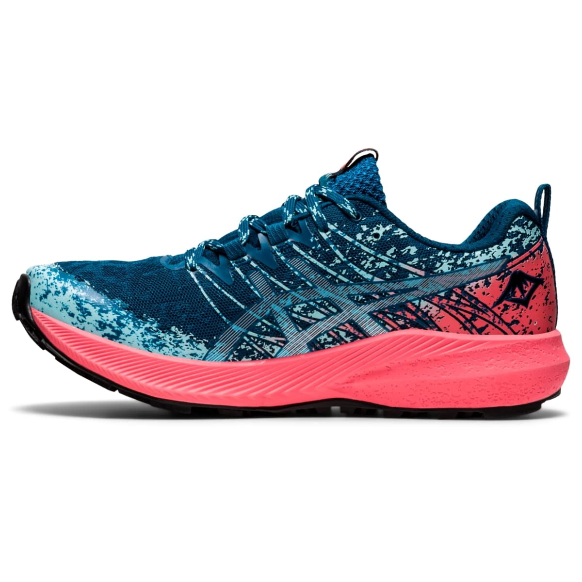 ASICS Women's Fuji Lite 2 Running Shoes, Size 7.5 US ( MEDIUM ) , DEEP SEA Teal/Pure Silver