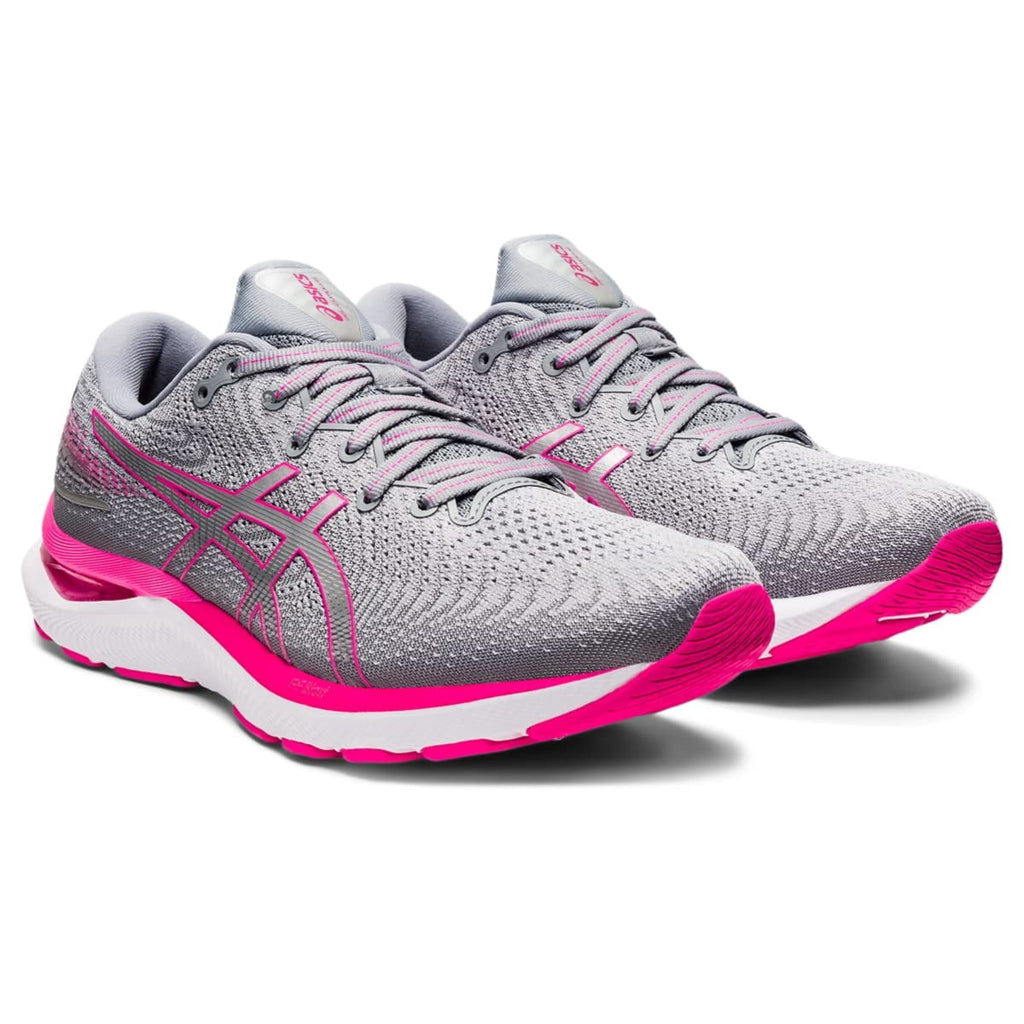 ASICS Women's Gel-Cumulus 24 Running Shoes, Size 5 US ( WIDE ), Sheet Rock/Pink GLO