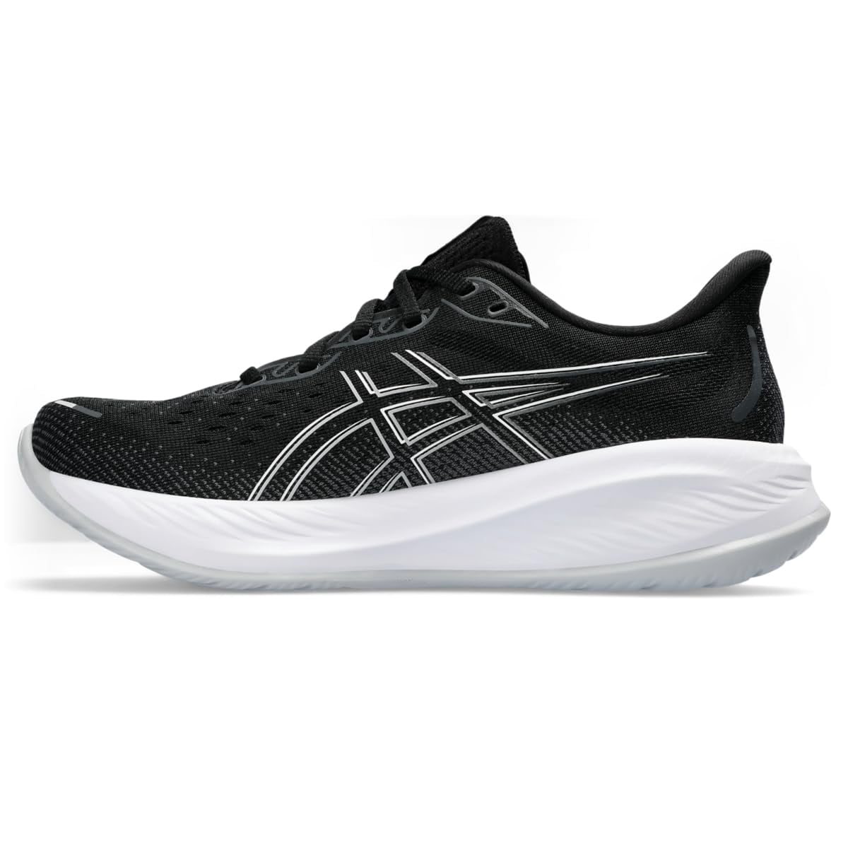ASICS Women's Gel-Cumulus 26 Running Shoes, 7 US ( WIDE ), Black/Concrete