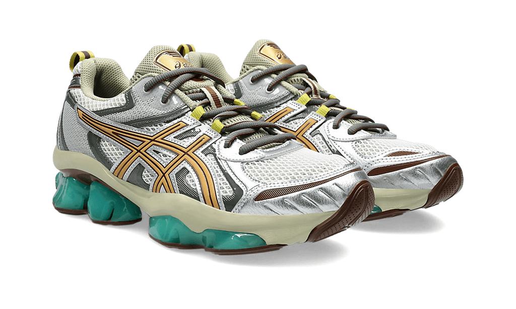 ASICS MENS GEL-Quantum Kinetic "White Khaki" 1203A270 102 1203A270 102 from Stadium Goods