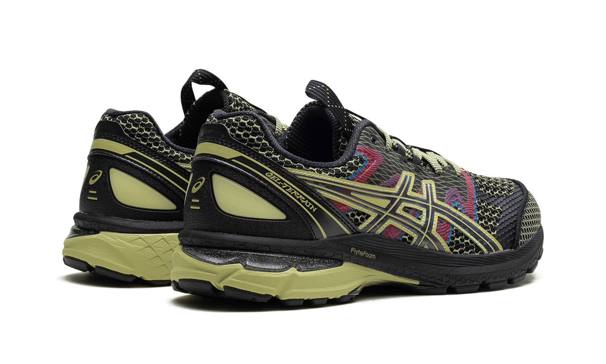 ASICS MENS GEL-Terrain "Black / Neon Lime" 1203A394 001 1203A394 001 from Stadium Goods