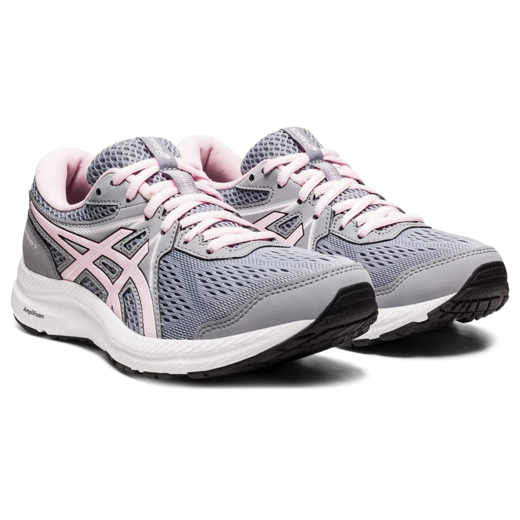 ASICS Women's Gel-Contend 7 Eeveryday shoes, 6 US ( Standard ) - Sheet Rock/Pink Salt