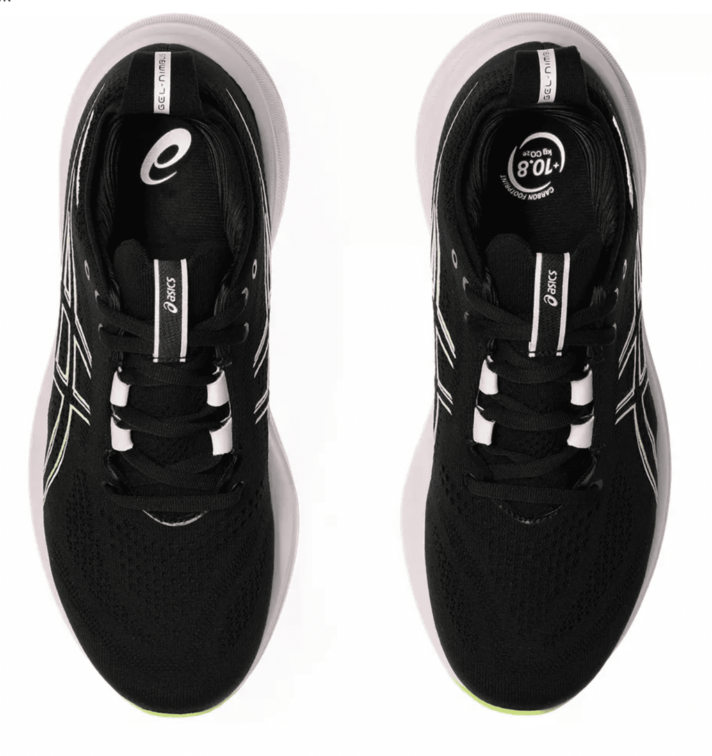 ASICS Women's Gel-Nimbus 26 Running Shoes, Size 11.5 US ( Standard ) , Black/NEON Lime