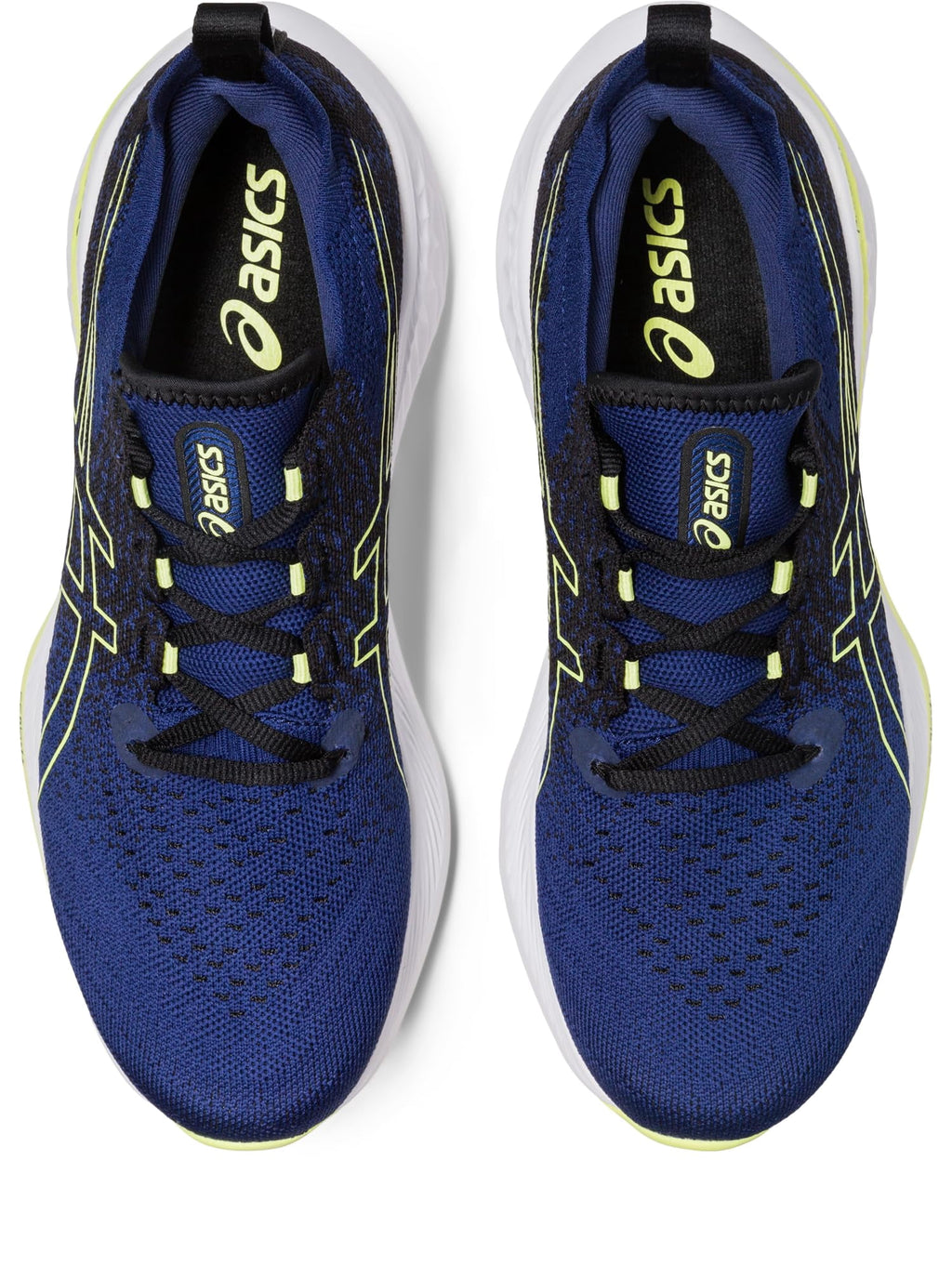 ASICS Men's Gel-Cumulus 25 Mesh Knit Shoes, US 9 ( Medium ) DEEP Ocean/Glow Yellow