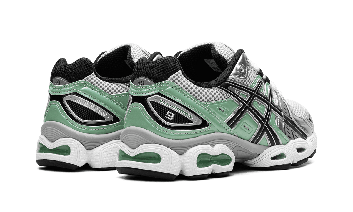 ASICS WOMENS GEL-NIMBUS 9 WMNS "White / Bamboo" 1202A278 109 from Stadium Goods