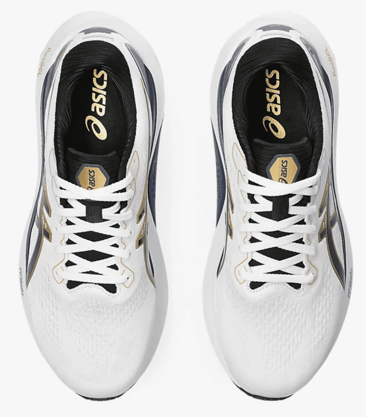 ASICS Men's Gel-Kayano 30 Anniversary Training Shoes, Size US 9 ( Medium ) , White/ Deep Ocean