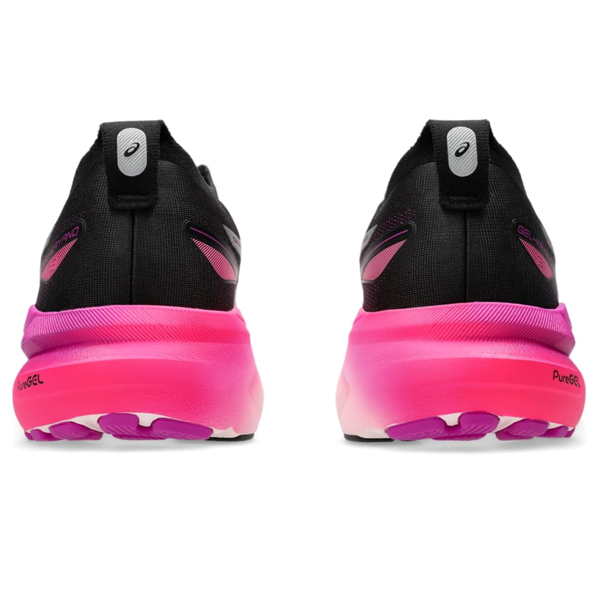 ASICS Women's Gel-Kayano 31 Running Shoes, Black/Bold Magenta, US 6 Medium