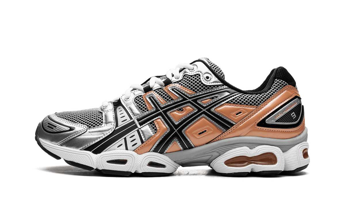 ASICS MENS GEL-Nimbus 9 "Sheet Rock / Orange Lily" 1201A424 025 1201A424 025 from Stadium Goods