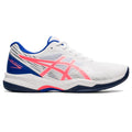 ASICS Women's Gel-Game 8 Tennis Shoes, 7.5 US ( Standard ), White/Blazing Coral