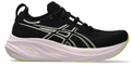 ASICS Women's Gel-Nimbus 26 Running Shoes, Size 11.5 US ( Standard ) , Black/NEON Lime