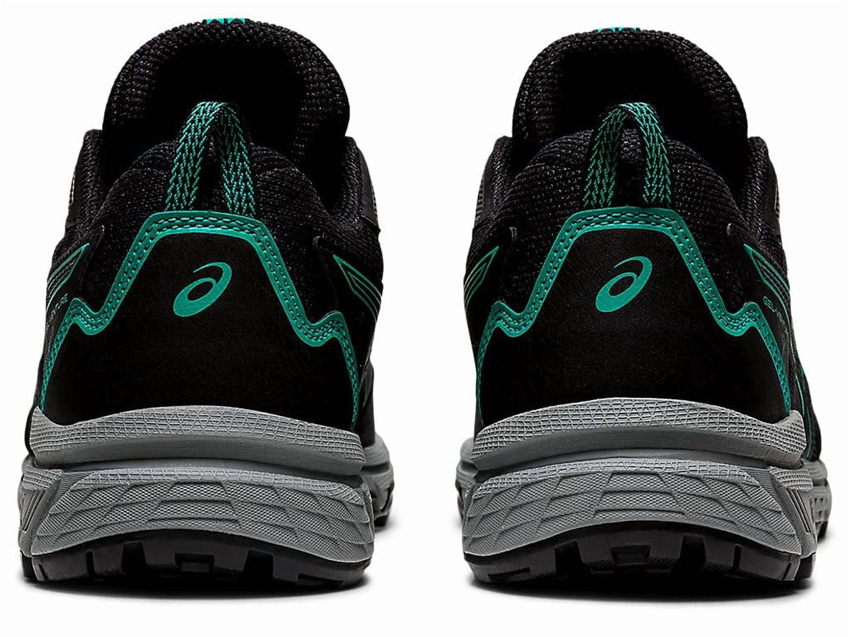 ASICS Women's Gel-Venture 8 Trail Shoes, Size 6.5 US ( Standard ), Black/Baltic Jewel- Water Resistant