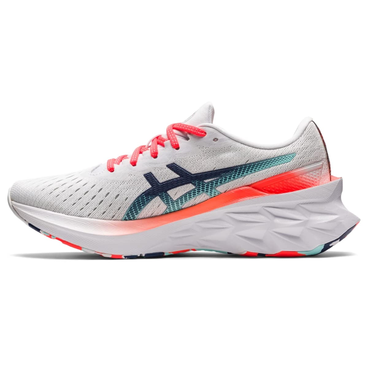 ASICS Women's NOVABLAST 2 Running Shoes, Size 7 US ( Standard ), White / White