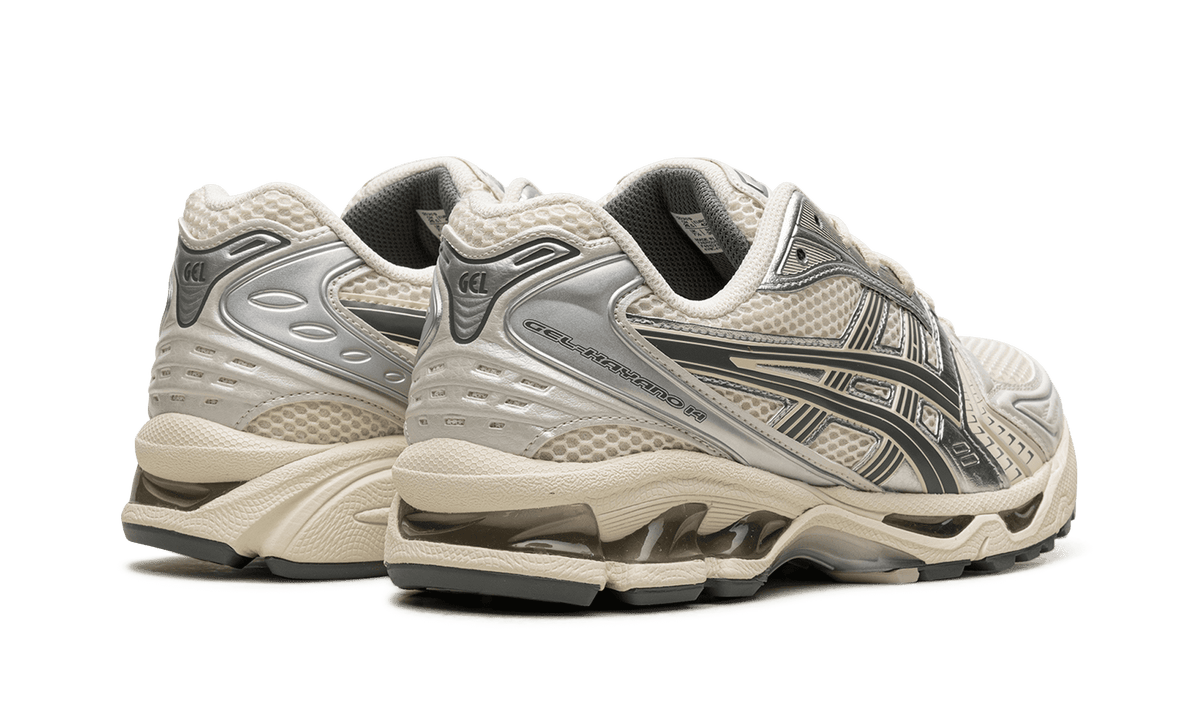 ASICS MENS GEL KAYANO 14 "BIRCH DARK PEWTER" 1201A019 200 from Stadium Goods