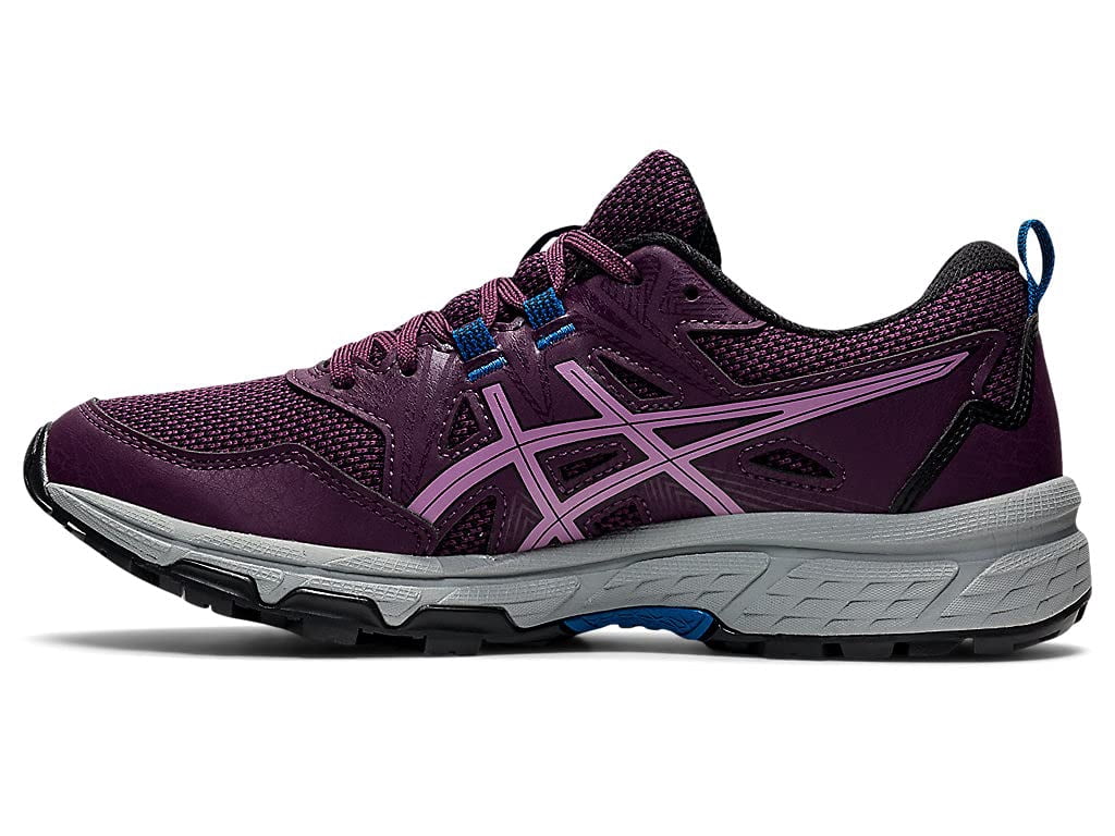 ASICS Women's Gel-Venture 8 Everyday Trail Shoes, Size 7 US ( Standard ), DEEP Plum/Black- Water Resistant