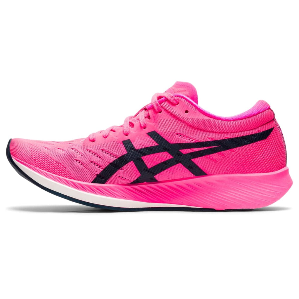 ASICS Women's Metaracer Running Shoes, 6.5 US ( Medium ), HOT Pink/French Blue- ( Without the Box )
