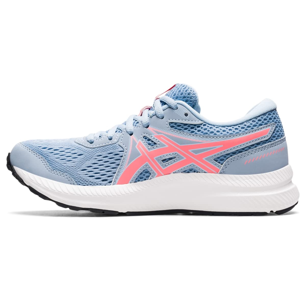 ASICS Women's Gel-Contend 7 Running shoes, 12 US ( Standard ) - Mist/Blazing Coral