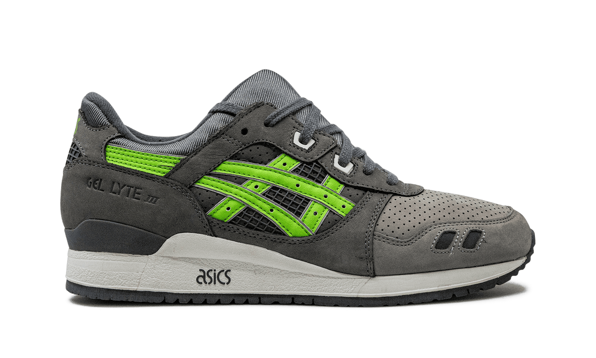 ASICS MENS ASICS Gel-Lyte III "Ronnie Fieg Super Green (F&F)" H10EK 6570 from Stadium Goods
