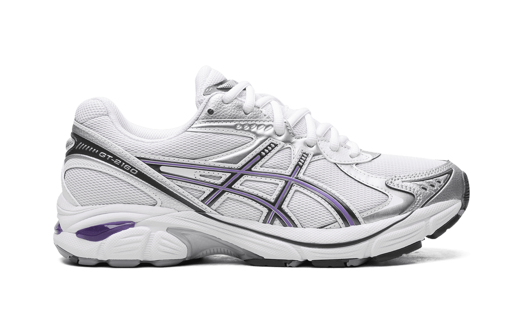 ASICS MENS GT-2160 "White/Silver/Purple" 1203A320 104 1203A320 104 from Stadium Goods
